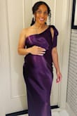 This dress was EVERYTHING I needed it to be and more! I was 28 weeks pregnant and baby bump was bumping. I'm usually a medium(6/8) but sized up to a large to accommodate the bump, and it worked out great! Length was also perfection.
I got so many compliments:) - Kiara T.