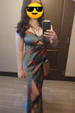 This dress is so comfortable, I was not expecting it to fit so nicely!! It was the wildcard in my order but the one I ended up choosing for a family wedding. Nice enough for an outdoor ceremony to a ballroom reception, very roomy, and great for dancing. I only had nipple covers but the straps were supportive enough for me, a bit of tasteful underboob was showing though!! I was nervous it would cling or be too tight on my wide hips but the size L worked out great! Can't wait to wear it again and again!! - Emily G.