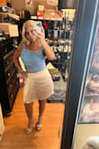 The material felt great on and I felt like a million dollars. Wore this to dinner and a Broadway play. People kept stopping me to tell me how much they loved my outfit - Kimberly M.
