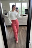 If this type of pants came in more colors I would buy all of them. I got so many compliments at work. Perfect with a block heel and blouse. - Amber R.