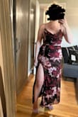 It's fitting in all the right places and is so flattering I think! Got this for a wedding and I'm excited to wear it! - McChrista B.