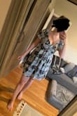 Sleeves fell down all night. It's very loose and flowy fitting but yet kind of short it's not the best.  Depending on the angle this dress can be flattering but my bf referred to it as the pregnancy dress =D - McChrista B.