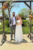 This dress is beautiful! You will need a special bra for the deep v and low back or you can go braless. The dress was a little long so I had to get it altered but then it fit perfectly. Very happy with my purchase for my wedding! - Wendy S.