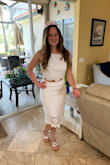 It was the perfect outfit for a summer shower! Comfortable and glamorous! I had so many compliments! - Stefanie H.