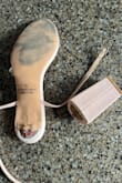 I was beyond excited to have these shoes for my college graduation & 20/30 minutes of standing on them waiting to be seated at graduation, my heel BROKE. it literally ruined my graduation. so if you buy these, also invest in super glue. super disappointing :( - Kayla S.