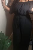 Fits well. Top is see-through, but pants have extra lining. - Tiffany T.