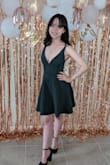 I was hesitant the dress could be large but it fit my daughter perfectly. We adjusted the top so it wasn't too low-cut. The shape centers on the waist and the back is just breathtaking. The color and fabric are really nice. Like all Lulus dresses. This is why I always go back to you! Loved it! - Liliana C.