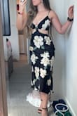 So... I bought this when it was on super clearance and had to buy a M when I'm usually a XS or S. I just really wanted it. Thankfully the looser hip didn't look bad so I only had the top tailored. I love it. - Megan P.