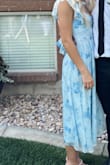 This dress was perfect for an outdoor wedding. I was very comfortable, held in, and I received many compliments about this dress. The coloring and floral detail is beautiful. It was also very flow-y and breezy. I will definitely be wearing this frequently and continue to order from Lulus. - Pieper H.