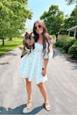 This dress is so cute and comfortable too! It's perfect for the spring and summer. I got so many compliments when I wore it! - Rayna W.