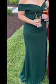 I followed the sizing chart and ordered the recommended size (XL) and it fit great. The fabric is stretchy but pretty heavy/thick, so not for anywhere warm. The length was perfect when I put on heels, but I'm pretty tall. Would definitely recommend! - Sarah L.