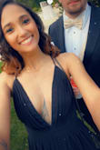 This dress is absolutely wonderful. The material is great and not too heavy. Perfect for a formal wedding. Be prepared to for some looks because this dress is jaw dropping! - Alexis B.