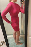Good quality, comfortable. Fits good.  Wearing it in Vegas this weekend. - Donna B.