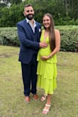 Ordered this dress for a wedding and I got so many compliments on it! I'm 17 weeks pregnant so I sized up and it accommodated my little bump just fine! Was a bit tight around my ribs, right under my bust line, but not so tight that I was uncomfortable. As a tall girl, I thought the length was perfect, too! - Jessica A.