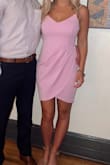 The dress fit perfectly and was perfect for a spring/summer cocktail attire wedding. Would consider buying in another color. - Claire