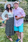 This is definitely outside of my normal style, which is sort of what I was going for (perfect for a Kentucky Derby party)! I got tons of compliments on this, and I felt so stylish and comfortable (also in the sense of it flattering my body). I can't wait to see what other bottoms I can pair this with for other occasions. - Katelyn R.