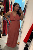 If you have big boobs go up a size! Mine created a keyhole due to my boobs being too big. Other than that dress fits great. - Jamie E.
