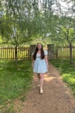 Loved this dress!!! I bought it for a trip and felt amazing in it all day. My only complaint is that the zipper gets stuck at the seam and it's super hard to get it zipped passed that point. - Cait N.