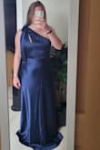 This dress is absolutely gorgeous! The color is exactly what I wanted! The slit on the chest is such a great touch of detail! The fabric is sooo nice and it's double-lined! I completely recommend this dress! - Erin R.