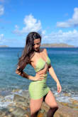 I liked it so much that I posted it on my Instagram @andreacarvjal

The bottom of the swimming suit didn't fit me, but the cover-up did. 

Def, worth it. - Andrea C.