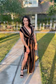 Sold as a swimsuit cover-up (I think) but I ended up wearing this for a night out. I received so many compliments. I paired it with a nude low-cut lace bralette and it felt like a million bucks. I could wear a small but wanted to make sure the length was not too short so I ordered a medium. So happy with this and will wear it as a swimsuit cover-up or a dress. - Vanessa C.