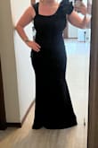 Beautiful and comfortable dress! It's a statement piece while still being modest enough to wear to a work awards gala. The price is unbeatable! - Devon S.