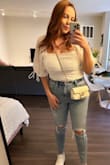 I love these jeans. It fits so well. And it's so pretty! - Marina A.