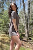 I am obsessed with everything from the material to the pockets. I do recommend not drying this one after washing as it did shrink the length of the dress but I love it. It's great for errands or the beach - Abby W.