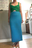 First time purchasing from Lulus- bought this for a T Swift concert and I'm so excited to wear it! It's really comfortable and the colors are fun. It feels a bit heavy and I worry about it stretching out over time with the strain on the straps, which is why I gave it 4 stars. I probably could have sized down because my chest is so small and the materials would stretch well over my hips, but I'm keeping the M. Length feels good, definitely not too long. The material is not very forgiving of panty lines so I will definitely wear shapewear with it. - Riley K.