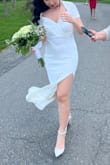 I love the dress, it looks fancy with the price. But the cut of the neck is too big so I have to sew them a little bit and use body tape so it won't show my bra. - Alfons J.