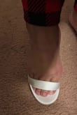These were beautiful, I fell in love instantly but my feet did not. They were painful the moment I slipped my foot in. Wanted to love them but the front strap is way too tight. - Yareli M.