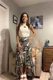 Fit perfectly, I wore it to celebrate my birthday with my family. - Sara M.