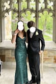 This dress was so beautiful and was very comfortable. I did not feel stiff or like something would break all night which is amazing for the price. The dress is on the longer side, in the photos the dress is hemmed about 2 inches and I am 5'6". Overall, worth it! - Leah B.