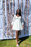 I ordered this dress for my bridal shower and it couldn't have been more perfect. It was a warmer day and with the open back I was not too hot. Definitely one of my favorites. - Alanna M.