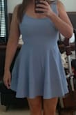 Nice thick material, fit great. Very comfortable and did not wrinkle when sitting for long period of time. - Nancy F.