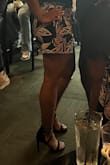Very comfortable and lightweight. I am curvy with large thighs so I went with a large. Shorts were flowy and just the right length. Paired with a black bodysuit and matching blazer. - Chanel B.