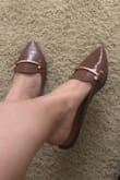 These sliders are comfortable and gorgeous. Fit true to size. I usually wear 6.5 and size 6 did fit me. - Shirin K.