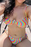 Love this bikini, so colorful and flattering! - Yokarla V.