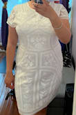 I loved this dress so much! especially the detailed work and design on it. True to size and was delivered in time. It looks exactly like in the pictures and everyone complimented me so much! - Sim K.