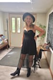 It is a beautiful dress. It fits perfect. It was sight looker when I paired with black sparkle boots and hat. I got so many compliments. I wore it to a concert. I felt beautiful all night! - Michele K.