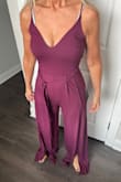 This fit almost perfectly. I am short so it was very long. I took it to get altered. It had a unique design on the legs so decided to keep and get hemmed. - Lisa V.
