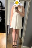 3/5 because it did fit true to size. I liked this dress a lot on the model. So I ordered it. While it fit, it did not look good on me so I ended up returning it. - Mia E.