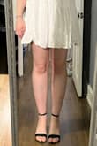 Definitely runs about a half size large, but they're super cute and super comfy! - Mia E.