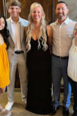 Absolutely loved this dress! Looks a little long in the photos, but was the perfect length with heels (I am barefoot in the pic). Buy it!!! - Cybill Z.