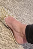 To short.my heel comes over back of shoe - Joanne N.