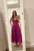 Okay, I love this dress. I felt so beautiful and got lots of complements. It fit well and was super comfortable. I definitely recommend. - Alana A.