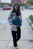 Wore this for a graduation event where I was a speaker. It was professional but very comfortable. The jacket isn't lined so it's thinner than I expected but actually it worked well for a warmer spring evening. Oversized and longer fit. Liked it a lot! - Meg F.