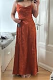 I chose this dress for a wedding as a bridesmaid. It was very flattering and the fabric is beautiful. I received many compliments for this dress. 
It runs a little long, so I had to get it shortened a bit, since I wasn't going to wear very high heels. Still, a stunner! - Nayanika B.