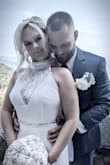 The dress was beautiful. Loved the lace in the front and the back so elegant and sexy same time . - Angela W.
