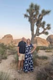 This dress ran a little large but I just tied it tighter! It worked out perfectly for a family photo shoot in Joshua Tree.

The dress tan large in the chest but it had great length for my height at 5'11" - Emily M.
